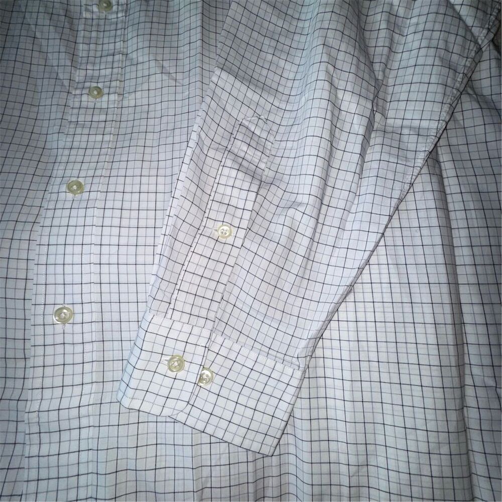Ralph Lauren Men's Checkered Button-Down Bussiness Office Dress Shirt 16 1/2 - Picture 7 of 11